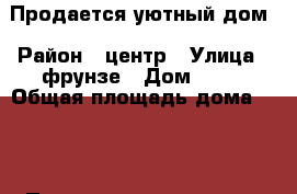 Продается уютный дом › Район ­ центр › Улица ­ фрунзе › Дом ­ 19 › Общая площадь дома ­ 60 › Площадь участка ­ 7 › Цена ­ 2 100 000 - Белгородская обл., Чернянский р-н, Чернянка пгт Недвижимость » Дома, коттеджи, дачи продажа   